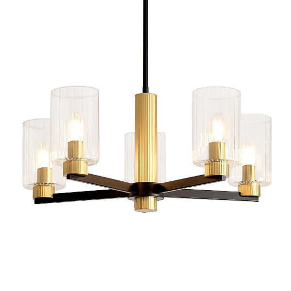 Люстра на штанге Ombre FR2051CL-05BBS