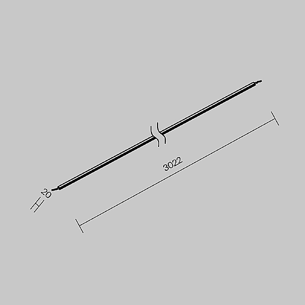 Коннекторы Комплектующие для уличной трековой системы Elasity IP O-TR001-PL-L3