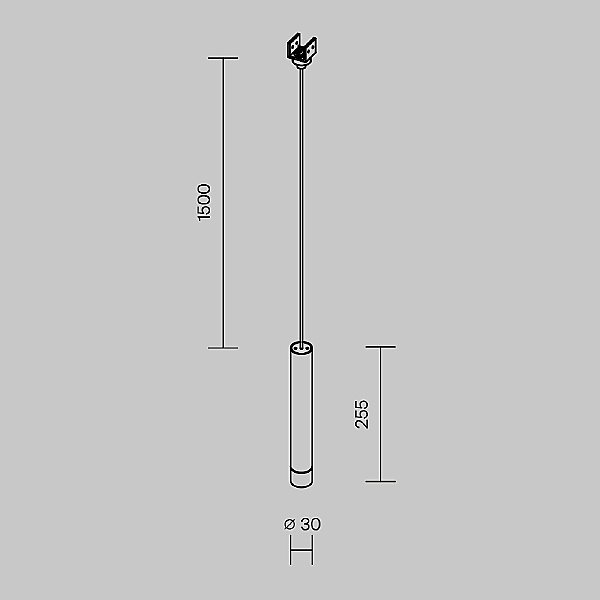 Трековый светильник Focus Led O-TR01-1-P-8WW3K