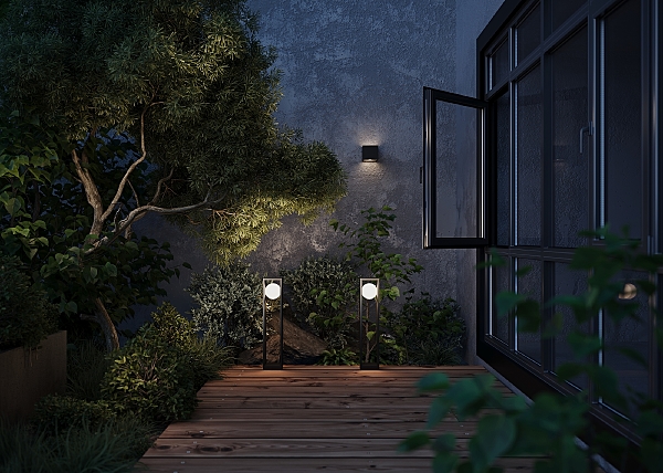 Настенный светильник Slate O483WL-L10GF3K