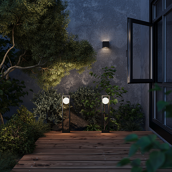 Настенный светильник Slate O483WL-L10GF3K