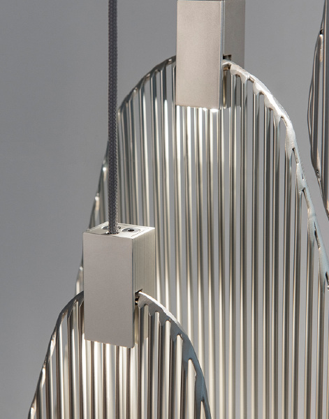 Светильник подвесной Harpe 5046P/M satin nickel