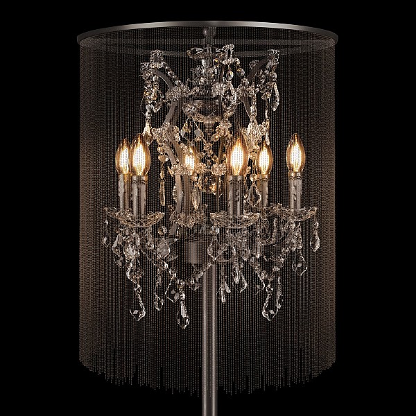 Торшер Vaille Crystal 10450F