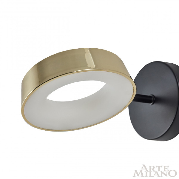 Настенное бра Ferrara71079 271079/1B BK/GD