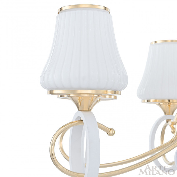 Подвесная люстра Florentia-2387 302387/8 Wh/Gd