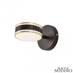 Настенный светильник Ferrara71040 277599/1B BK/GD