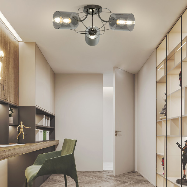 Потолочная люстра Napoli-6336 336336/3 BK