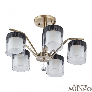 Потолочная люстра Napoli-2646 332646/5 AB+BK
