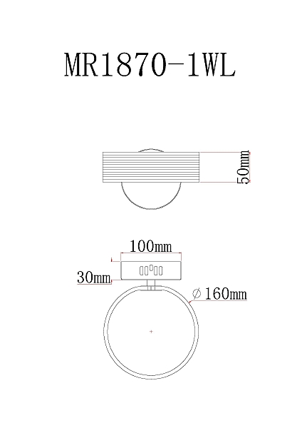 Настенное бра Vinsent MR1870-1WL