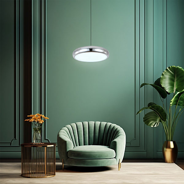 Светильник подвесной ?Iris 10304/1LED Black/Chrome