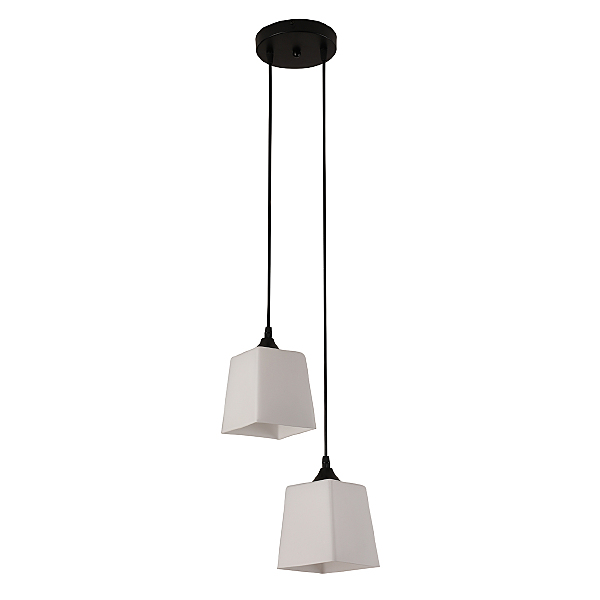 Светильник подвесной Zen 160003/2P E27*60W Black ES0000026