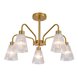 Потолочная люстра Berzelia 150001/5R E14*40W Copper ES0000028