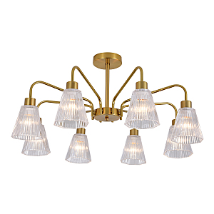 Потолочная люстра Berzelia 150001/8R E14*40W Copper ES0000029