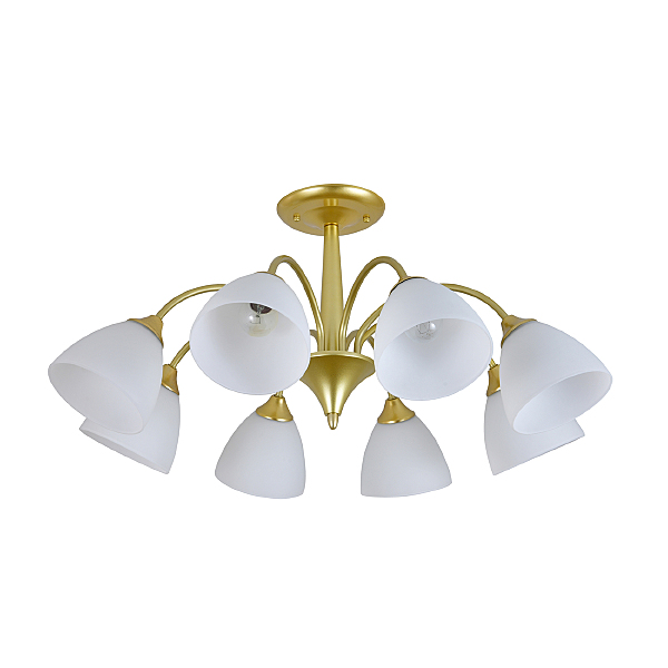 Потолочная люстра Ilex 150003/8R E27*60W Gold ES0000034