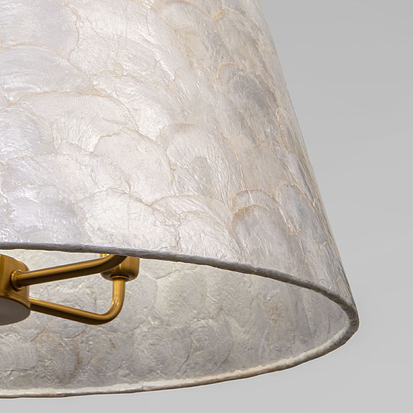 Подвесная люстра Pearl 101013/5 латунь/перламутр Smart