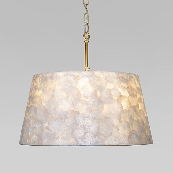 Подвесная люстра Pearl 101013/5 латунь/перламутр Smart