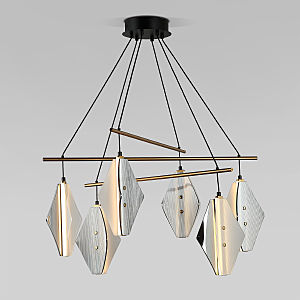 Подвесная люстра Glare 301054 LED латунь