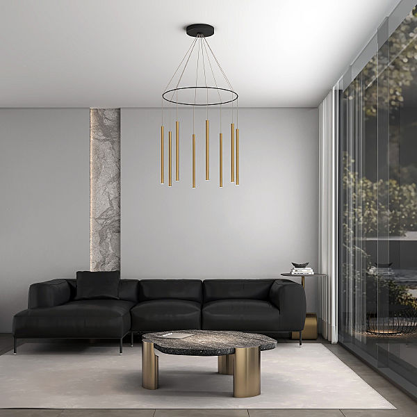 Подвесная люстра Pianto 301101 LED латунь