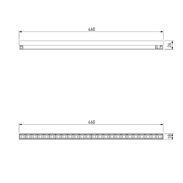Трековый светильник Line Magnetic Brass Line Трековый светильник 20W 4000K (латунь) 85529/01
