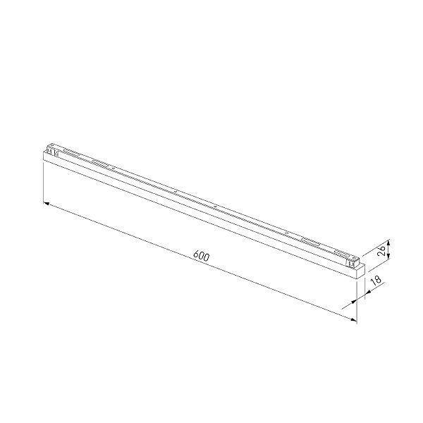 Трековый светильник Line Magnetic Brass Line Трековый светильник 24W 4000K (латунь) 85527/01