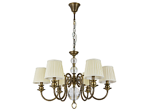 Подвесная люстра California 3106/C black brass без абажуров