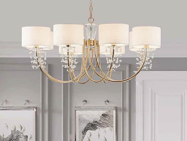 Подвесная люстра Olivia 4368/C new gold