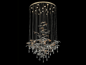 Люстра каскадная Verona 8220/80 С gold polished