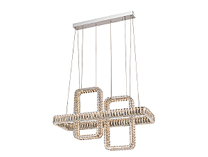 Подвесная люстра Crystal 2 8232+2N/S chrome