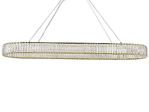 Подвесная люстра Crystal 8240N/140 oval gold