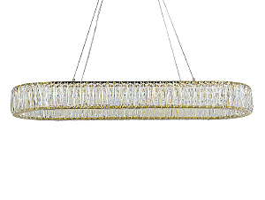 Подвесная люстра Crystal 8240N/90 oval gold