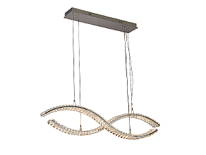 Светильник подвесной Crystal 8242N/110 chrome