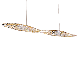 Светильник подвесной Crystal 8244N/120 gold