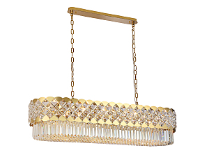 Подвесная люстра Ashley 8300/120 oval gold polished