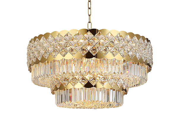 Подвесная люстра Ashley 8301/80 C gold polished