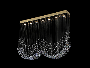 Светильник потолочный Catrin 8407/PL gold