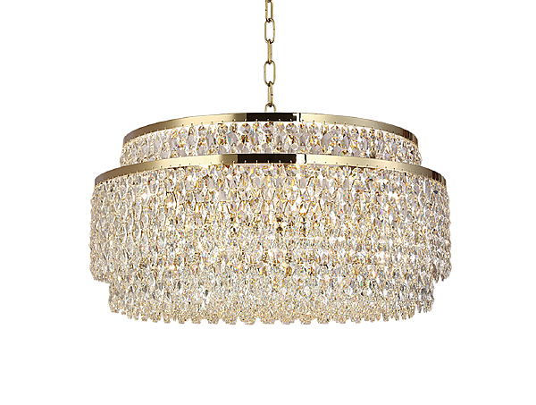 Подвесная люстра Tiffany 8530/80 C gold polished