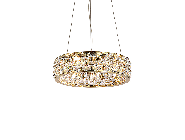 Подвесная люстра Tiffany 8532/40 C gold polished