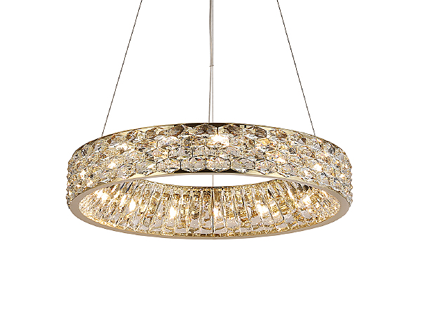 Подвесная люстра Tiffany 8532/60 C gold polished