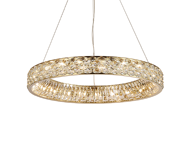 Подвесная люстра Tiffany 8532/80 C gold polished
