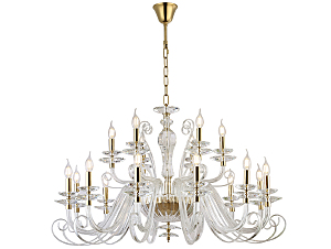 Подвесная люстра Annabelle 8576+12/C gold polished