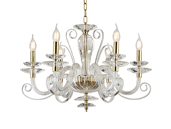 Подвесная люстра Annabelle 8576/C gold polished