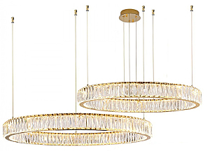 Аксессуар Crystal Потолочная чашка 8240 D20 2 горизон.кольца gold
