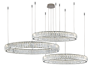 Аксессуар Crystal Потолочная чашка 8240 D25 3 горизон.кольца chrome