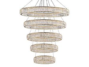 Аксессуар Crystal Потолочная чашка 8240 D35 5 вертик.колец gold