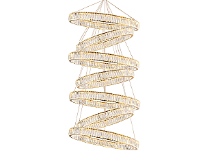 Аксессуар Crystal Потолочная чашка 8240 D40 7 вертик.колец gold