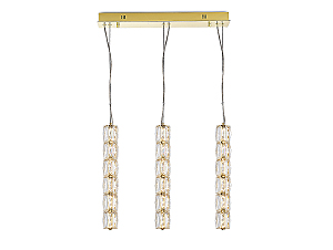 Аксессуар Crystal Потолочная чашка 8240 L50*8*H3,5 3 подвеса gold