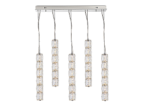 Аксессуар Crystal Потолочная чашка 8240 L70*8*H3,5 5 подвесов chrome