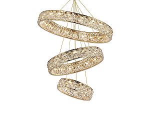 Аксессуар Tiffany Потолочная чашка 8530/8560 D15 3 вертик.кольца gold