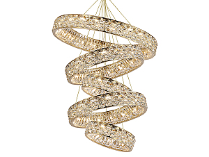 Аксессуар Tiffany Потолочная чашка 8530/8560 D30 5 вертик.колец gold