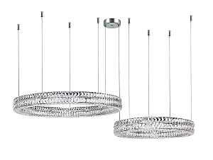 Аксессуар Elizabeth 2 Потолочная чашка 8550 D12 2 горизон.кольца chrome